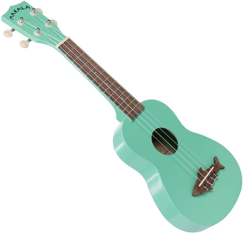 Kala Makala Shark, Soprano Ukulele, Surf Green