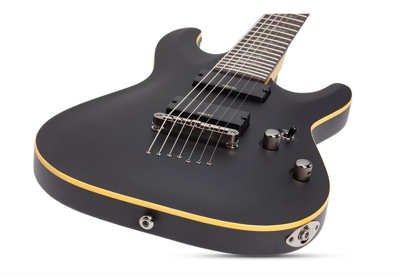 Schecter Demon-7  Aged Black Satin