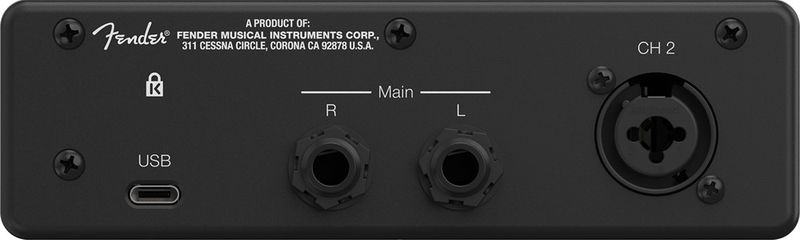 Fender Studio Quantum LT 2 - 2x2 audio interface, USB-C, 24-bit/192 kHz