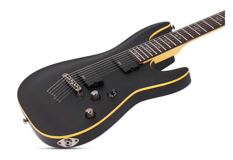 Schecter Demon-7  Aged Black Satin