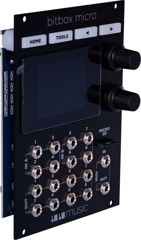 1010music Bitbox Micro Black Edition - Eurorack compact sampling module