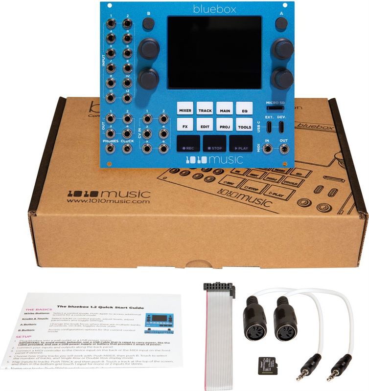 1010music Bluebox Eurorack Edition - Eurorack compact digital mixer & recorder