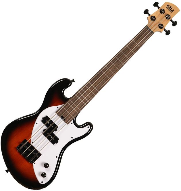 Hovedbilde Kala UBASS-SB-TB-FS Solid Body 4-String Tobacco ...