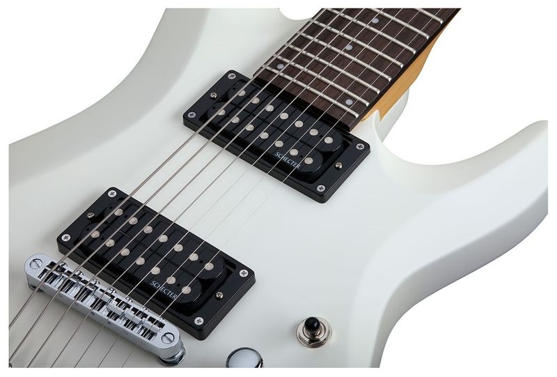 Schecter C-7 Deluxe Satin White