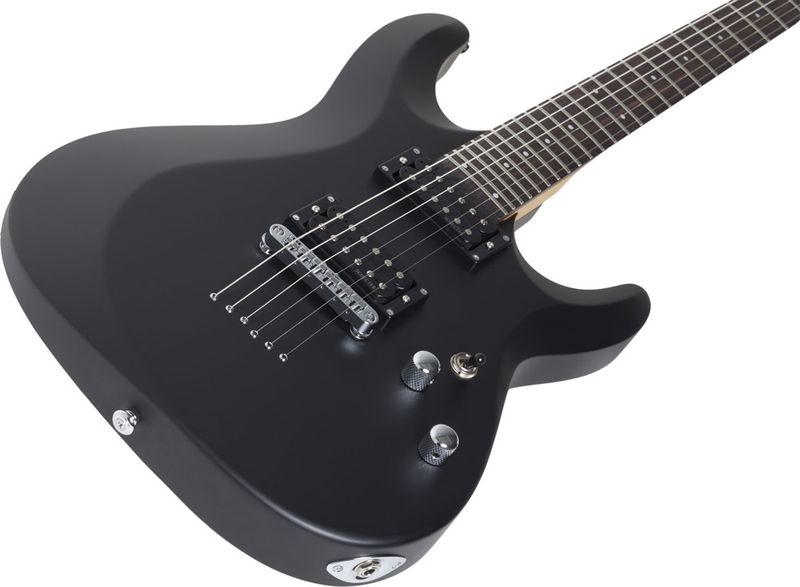 Schecter C-6 Deluxe Satin Black