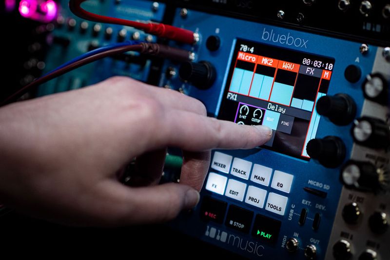 1010music Bluebox Eurorack Edition - Eurorack compact digital mixer & recorder