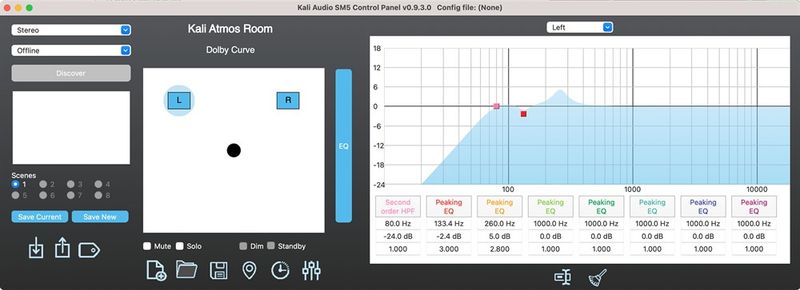 Kali Audio SM-5 - 3-Way 5” Studio Monitor with Network Control