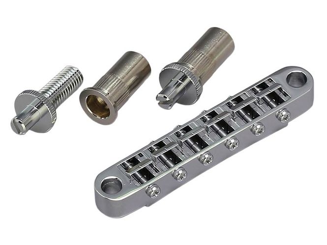 Hovedbilde Gotoh GE103B-T guitar bridge tune-o-matic, 14mm ...