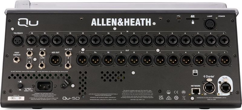 Decksaver Protection cover for Allen & Heath QU-5/5D