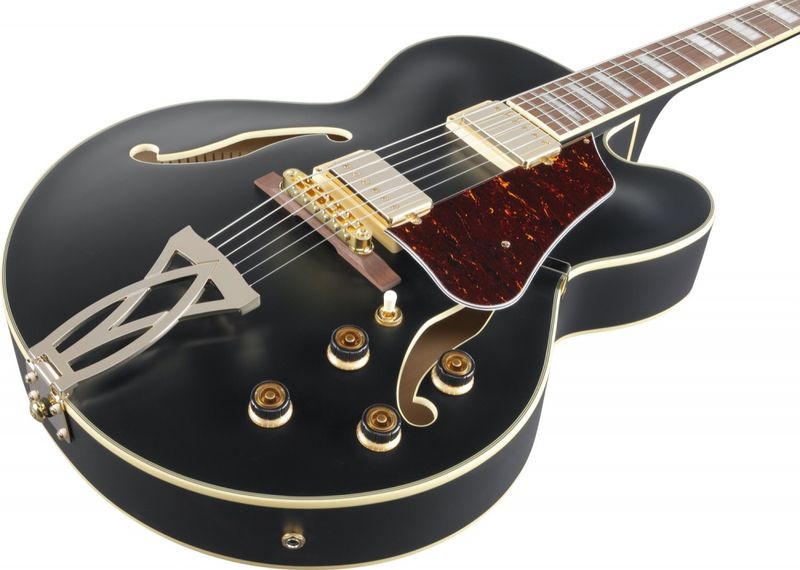 Ibanez AF75G-BKF Black Flat