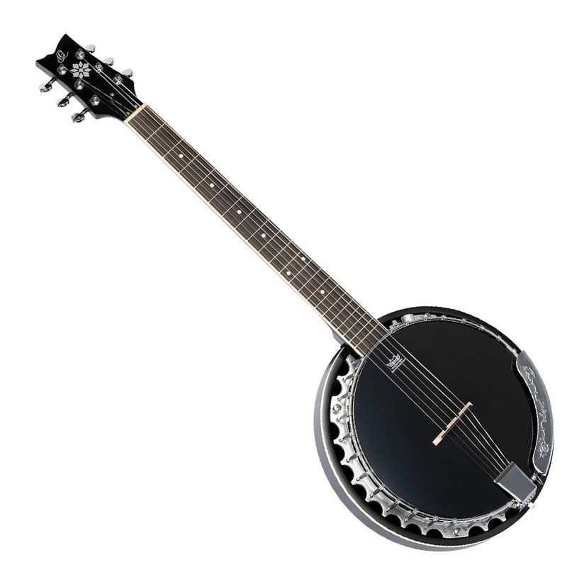 OrtegaOBJE356-SBK-L 6-String Banjo Left m/Bag