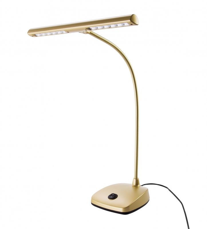 K&M 12297-000-40 Piano Lamp Gold