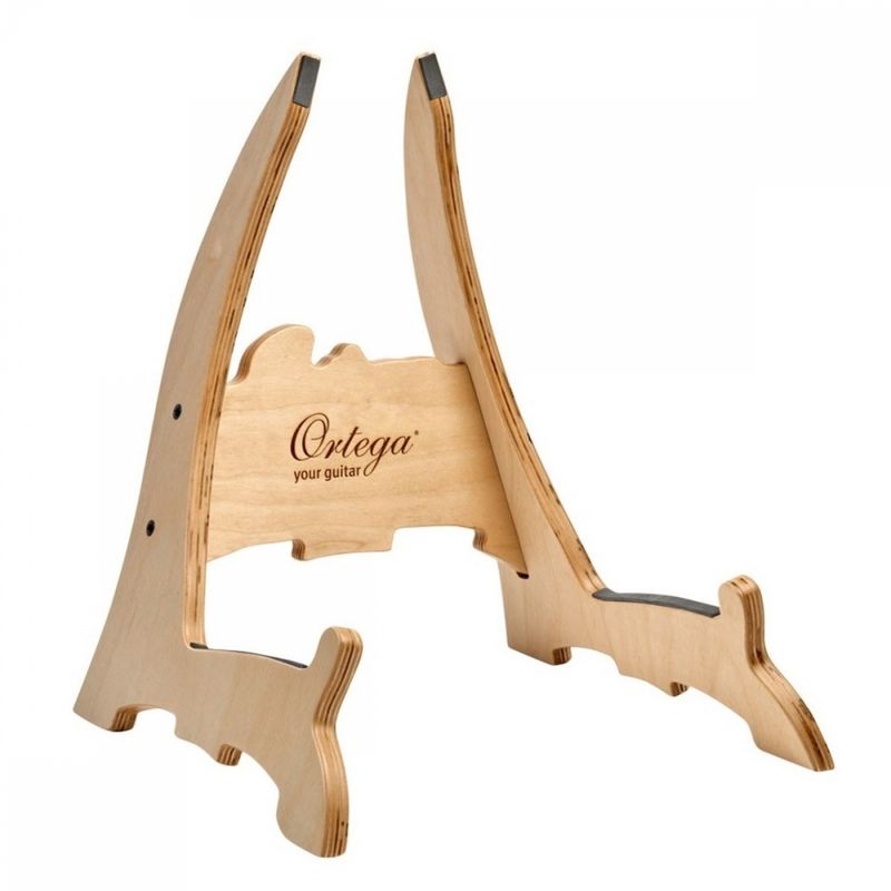 Ortega OWGS-2 Wooden Guitar Stand Natural Bright