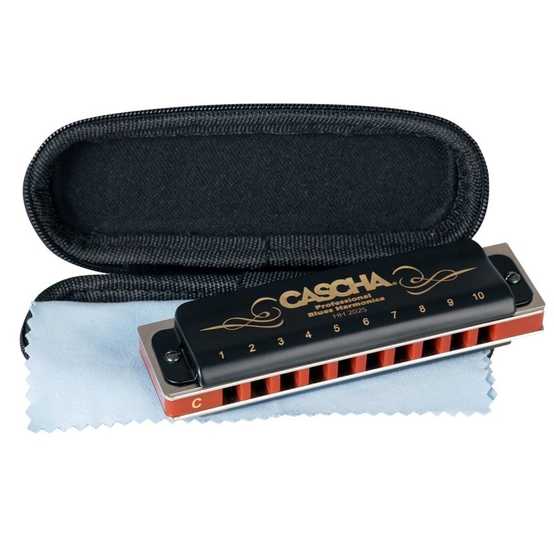 Cascha Professional Blues Series Harmonica - HH 2025 C-dur.