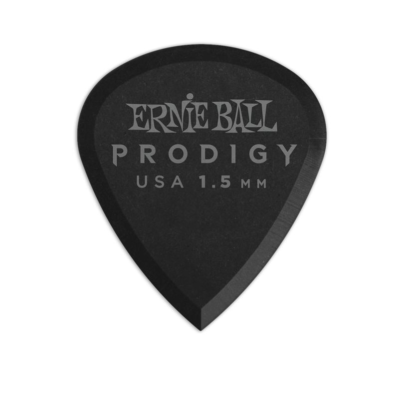 Ernie Ball EB-9200 1.5mm Black Mini Prodigy Picks 6stk