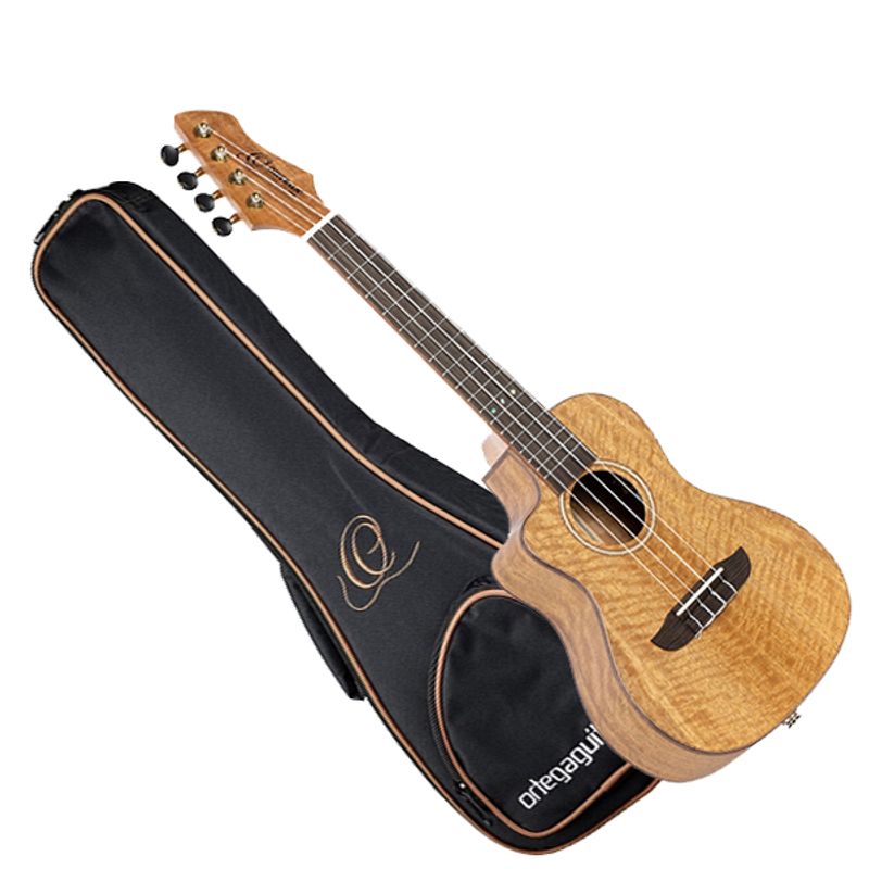 Ortega RUMG-CE Concert Ukulele Left m/bag