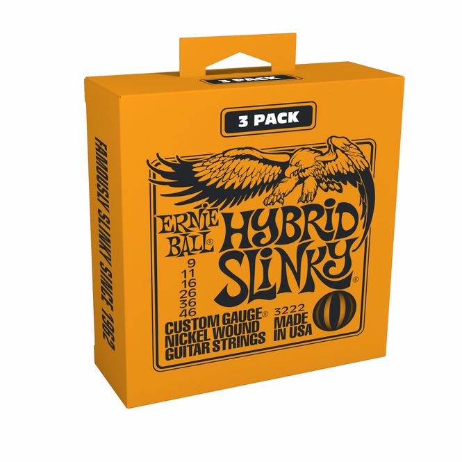 Hovedbilde Ernie Ball 3222 - 3-pack Hybrid Slinky