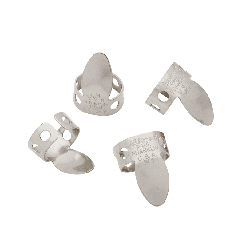 D'Addario NP2-04PF PW National Paul Franklin Finger pick, Nickel