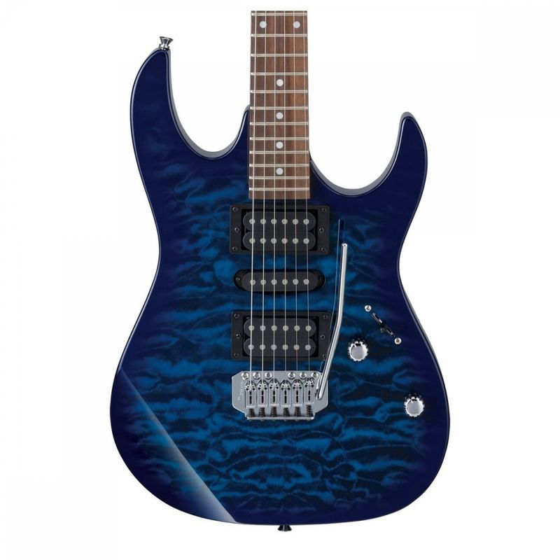 Ibanez GRX70QA-TBB Transparent Blue Burst
