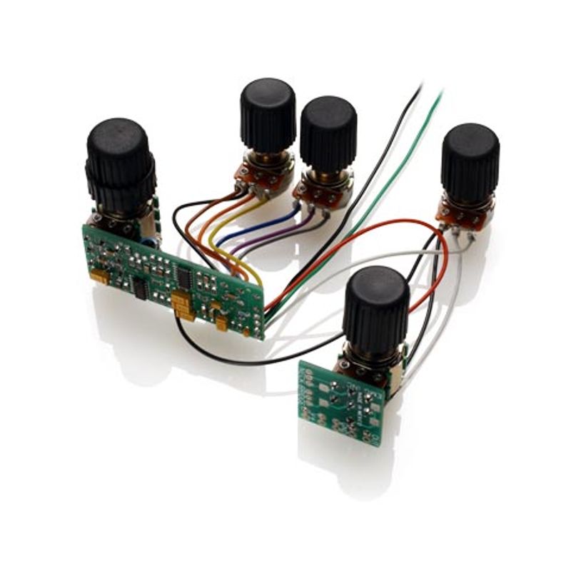 EMG BQS SYSTEM 3-band bass EQ, 5 pot (Active & X)