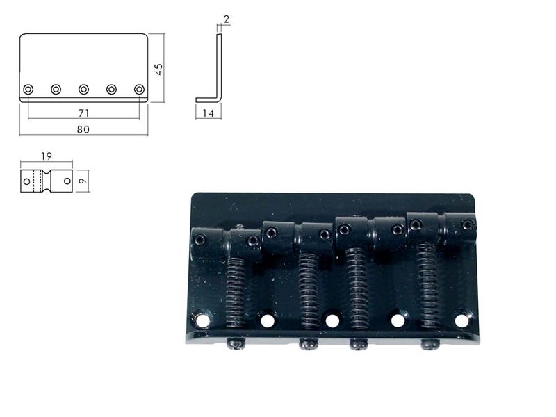 Boston BB-104-B bridge-tailpiece