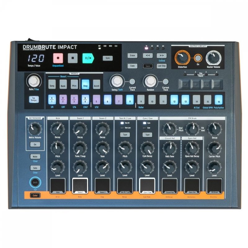 ARTURIA DrumBrute Impact Analog Drum Machine