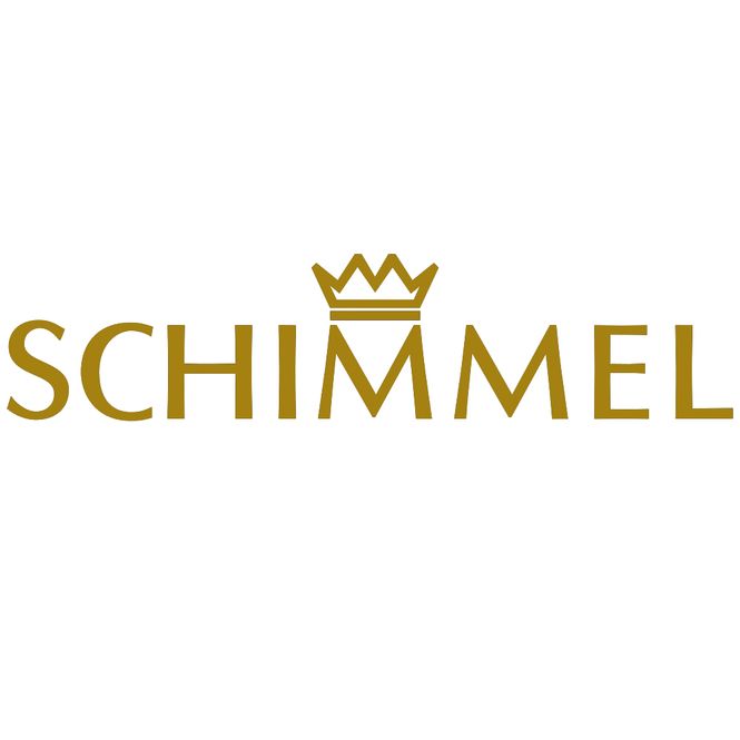 Hovedbilde Schimmel Logo Navnetrekk i Gull
