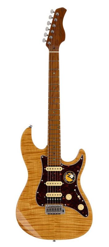 Sire S7FM/NT Larry Carlton electric guitar S-style with flamed maple top natural