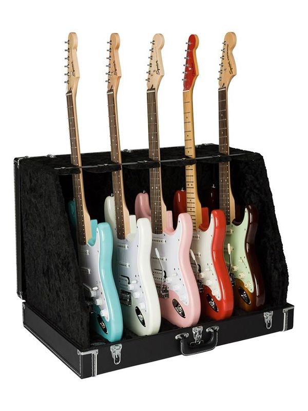 Fender Classic Series 5 Gitarkoffertstativ Svart