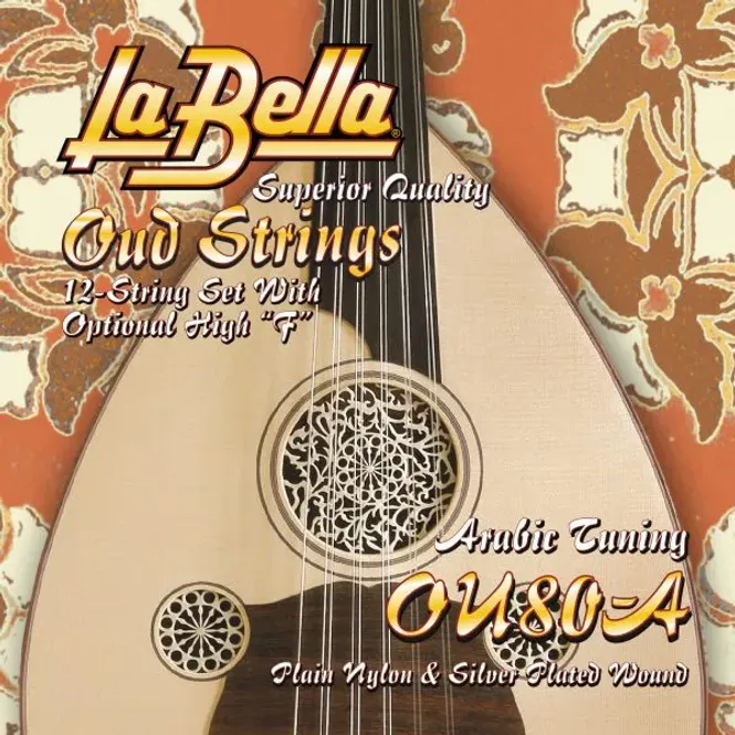Hovedbilde La Bella OU80A Oud, Arabic Tuning
