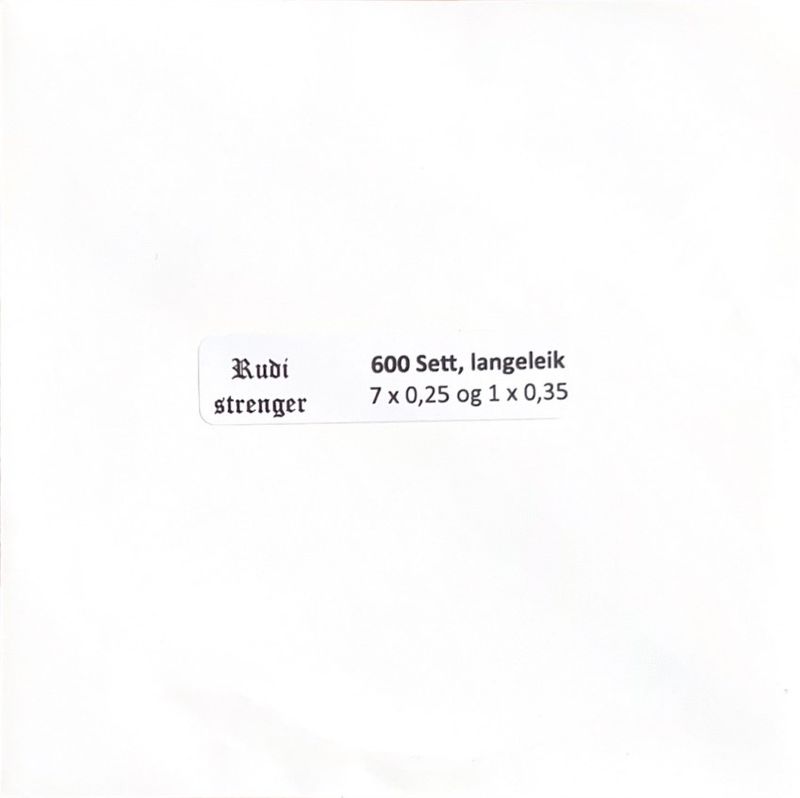 Rudi 600 Langeleikstrenger sett
