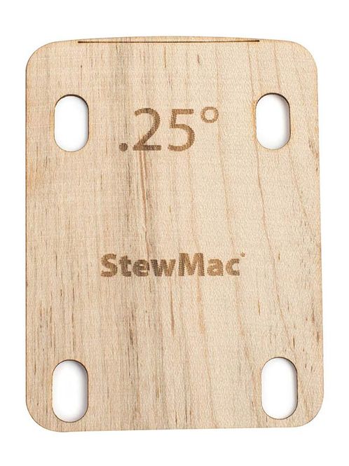 Hovedbilde StewMac neck shim 0.25 degree shaped for electric ...