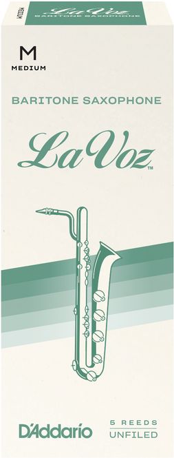 Hovedbilde Daddario La Voz RLC05MD Baryton-sax 5p MD Fliser