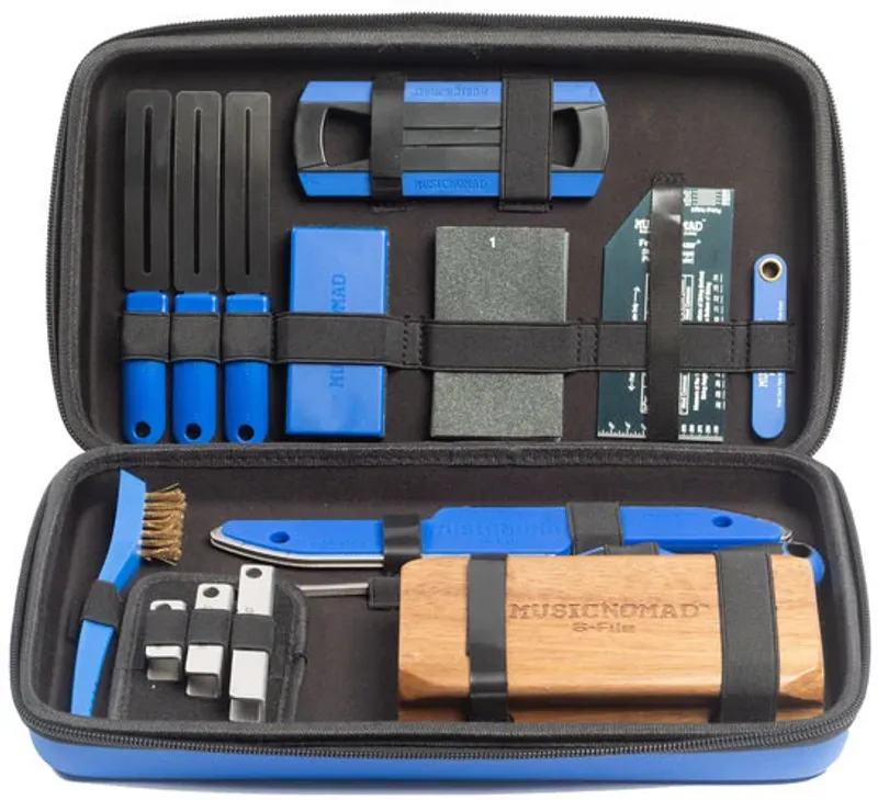 MusicNomad MN880 Premium Guitar Tech Fret Tool Set - 18 deler
