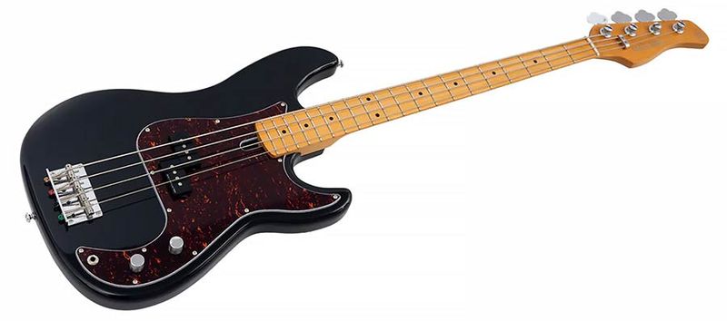 Sire P5 A4/BK alder 4-string passive bass guitar black