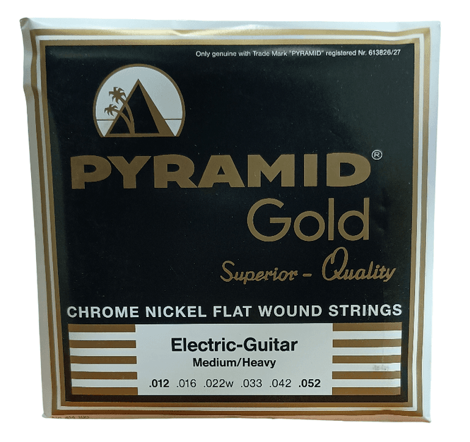 Hovedbilde Pyramid 414.100 Gold Chrome Nickel Flatwound ...