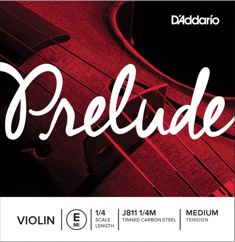 D'Addario Orchestral J811 1/4M E Medium Tension