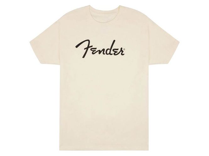 Hovedbilde Fender  T-Shirts spaghetti logo, olympic white, L