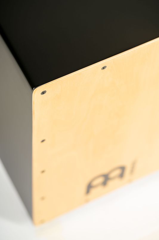Meinl Percussion MCAJ100BK-MA Headliner Snare Cajon Black - Mapl