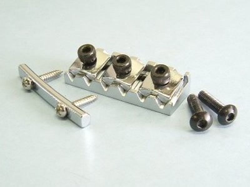 Ibanez 2LN1BR43 CLocking Nut 43mm Chrome w/Retainer Bar