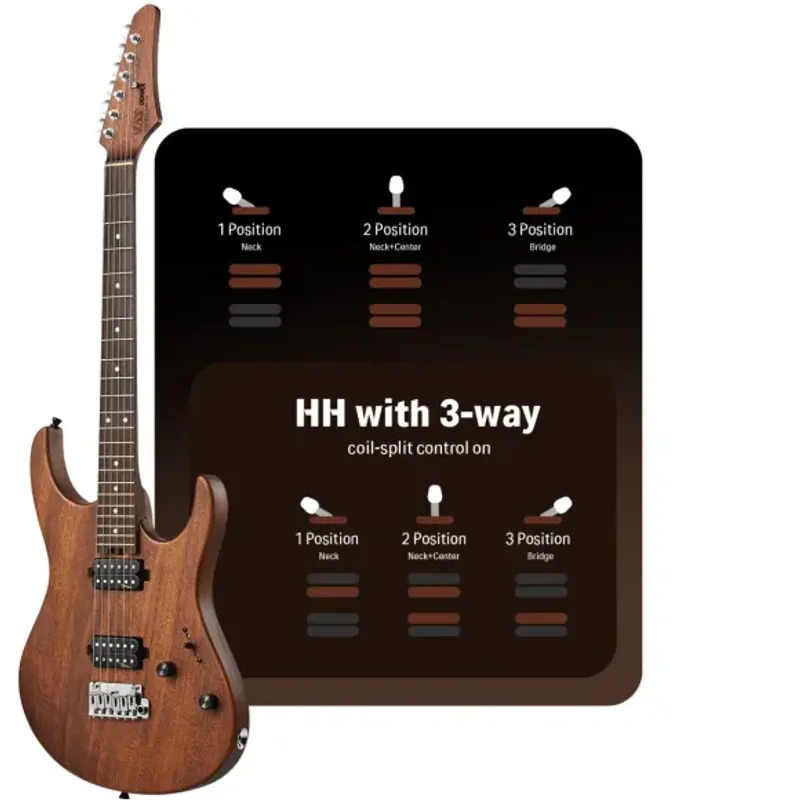 Donner DST-700 el-gitar natural