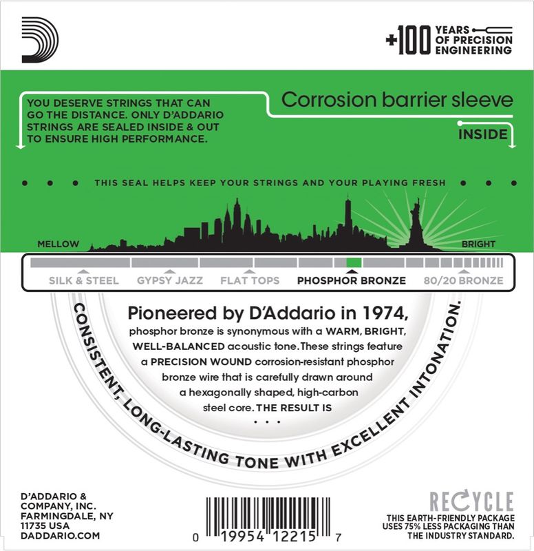 D'Addario Fretted EJ18 014 - 059