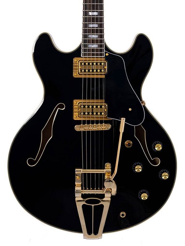 Sire H7T/BK Larry Carlton electric archtop guitar with tremolo