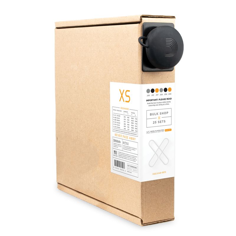 D'Addario Fretted XSE1046-B25 Bulkpack Elgitar XS Coated 010-046