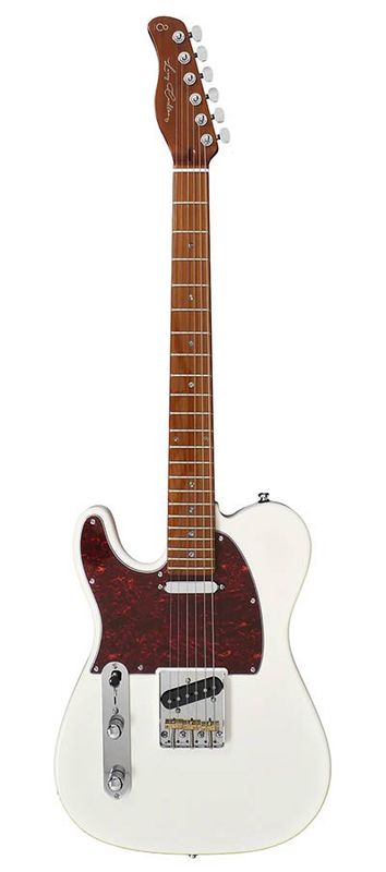 Sire T7L/AWH Larry Carlton lefty electric guitar T-style antique white