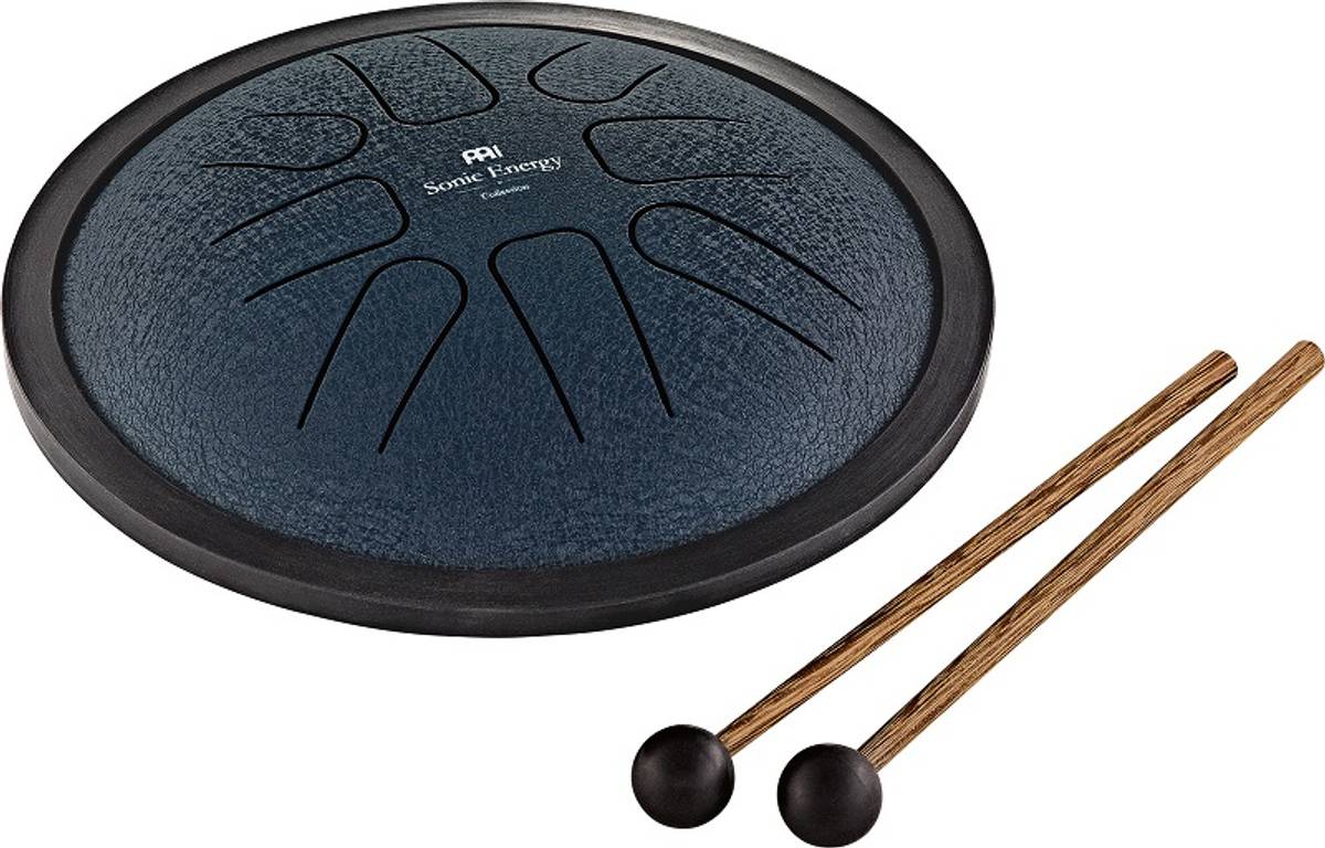 Meinl SSTD2NB Small Steel Tongue Drum G Minor Navy Blue