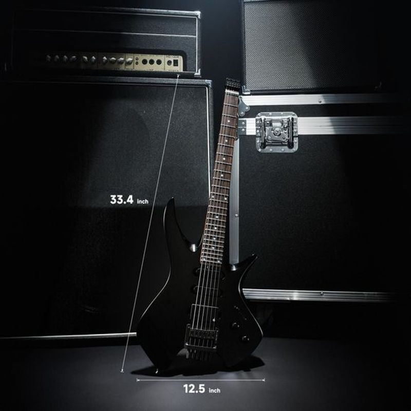 Donner NHL-500 Headless el-gitar black
