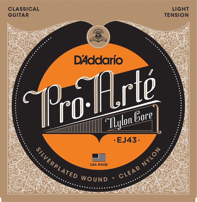Hovedbilde Daddario EJ43 Nylonstrenger Light Tension