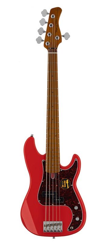 Sire P5 A5/DRD Marcus Miller alder 5-string passive bass guitar dakota red