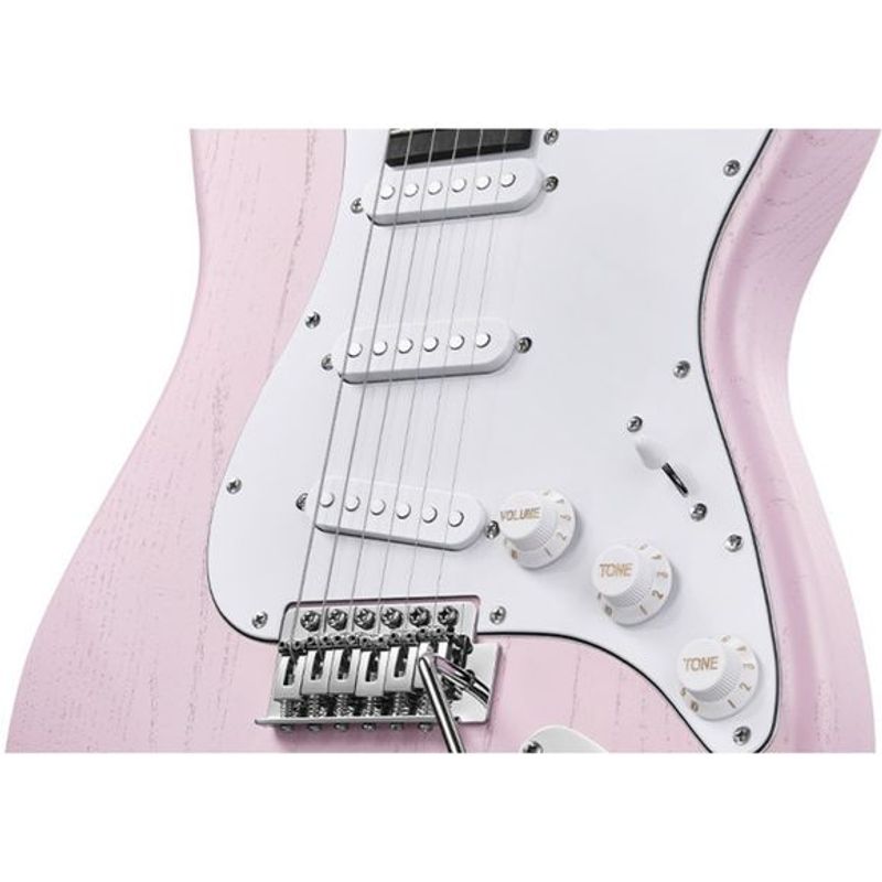 Donner DST-80 el-gitar pakke shell pink